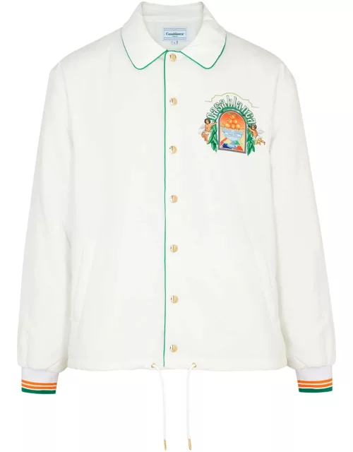 Casablanca Logo-print Shell Jacket - White