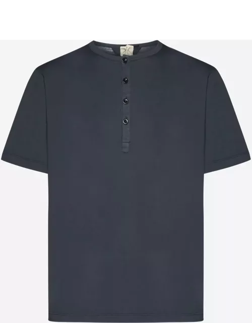 Ten C Serafino Collar Cotton T-shirt