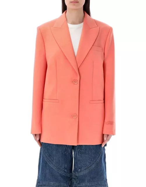 Off-White Tomboy Single-breasted Long-sleeved Blazer