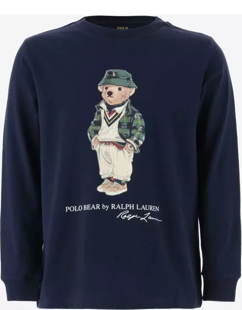 Ralph Lauren Cotton Polo Bear Sweatshirt
