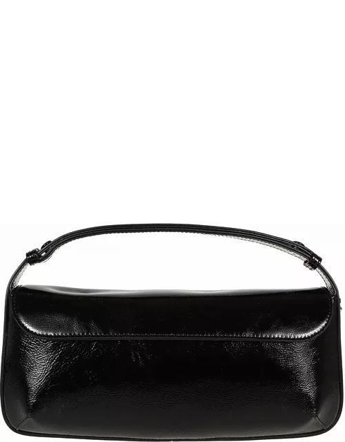 Courrèges Sleek Naplack Leather Baguette Bag