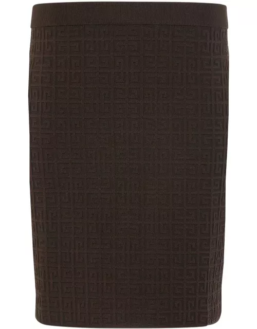 Givenchy 4g Motif Knitted Skirt