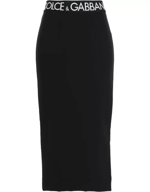 Dolce & Gabbana Logo Elastic Skirt
