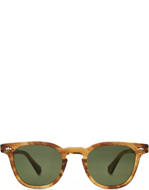 Mr. Leight Dean S Marbled Rye-white Gold Sunglasse