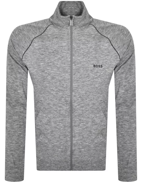 BOSS Lounge Full Zip Sweatshirt Grey