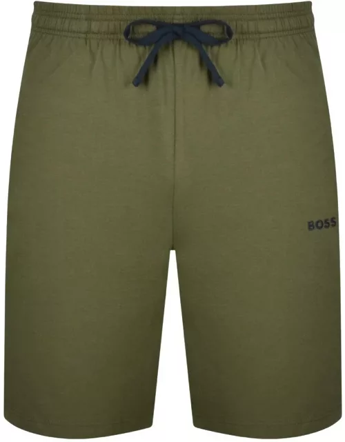 BOSS Lounge Mix And Match Jersey Shorts Green