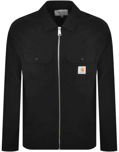 Carhartt WIP Long Sleeve Craft Zip Shirt Black