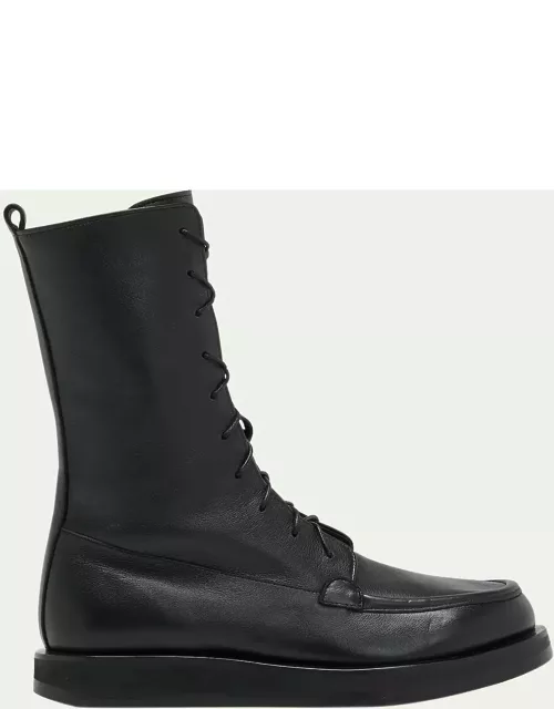 Patty Leather Lace-Up Boot