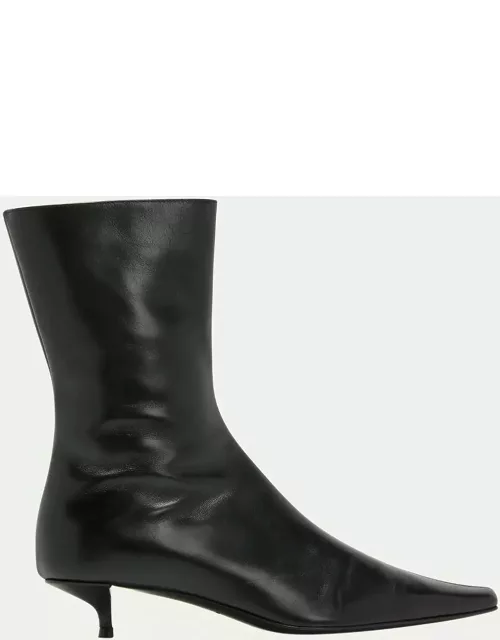 Shrimpton Leather Zip Ankle Boot