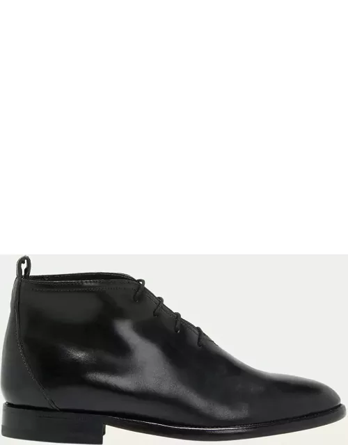 Grant Leather Lace-Up Ankle Boot