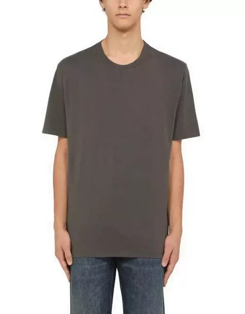 Anthracite grey cotton t-shirt
