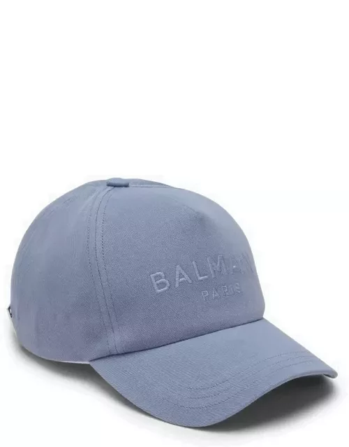 Light blue baseball cap with logo