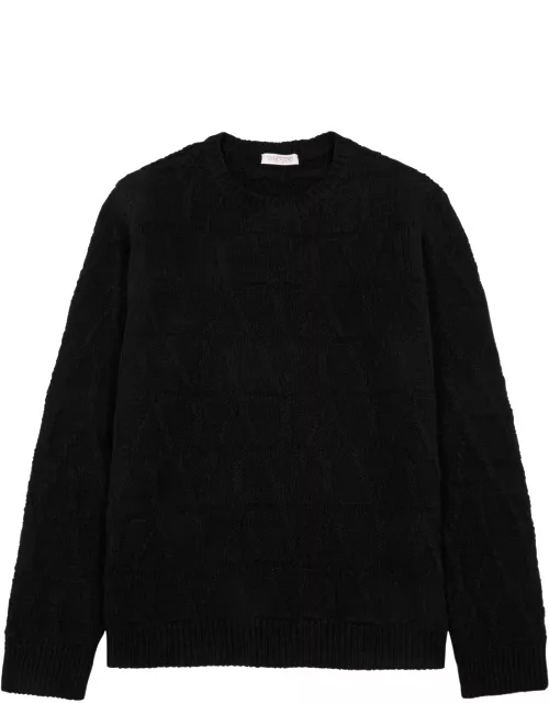 Valentino Toile Iconographe Wool Jumper - Black