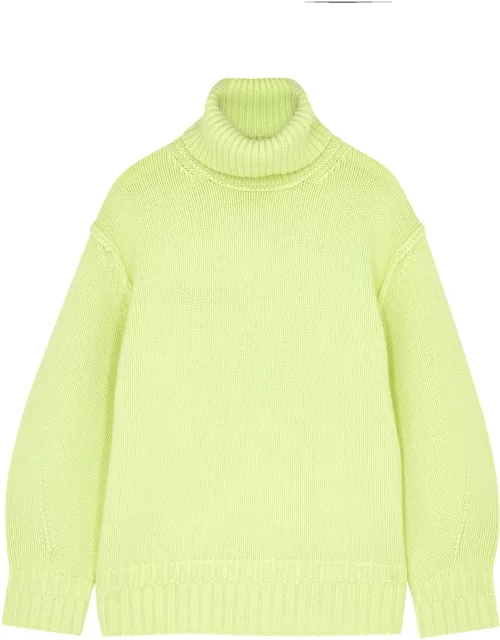 Jonathan Simkhai Leylani Roll-neck Wool-blend Jumper - Light Green - S (UK8-10 / S)