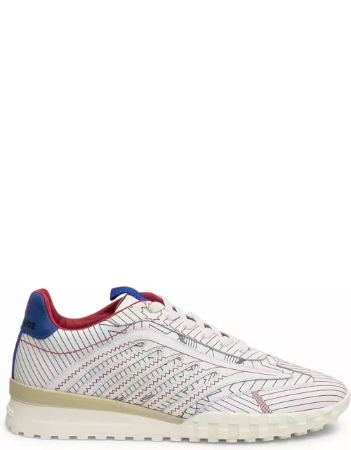 Dsquared2 Sneakers With Geometric Pattern