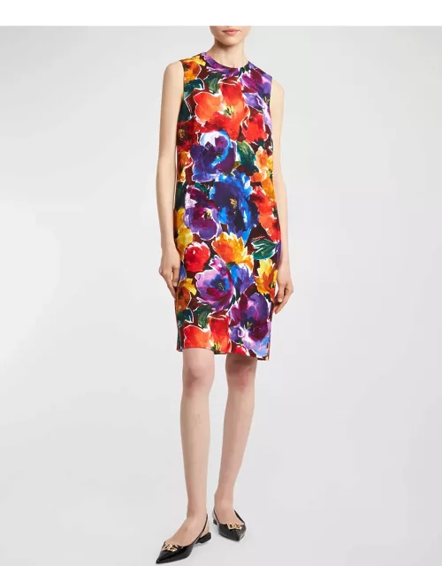 Abstract Floral Shift Dres