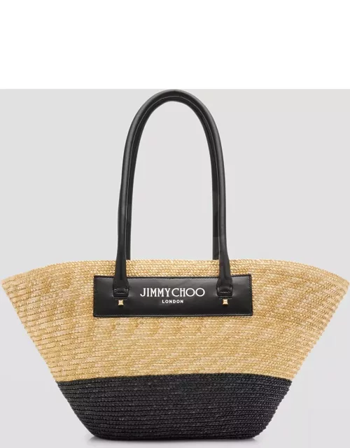 Medium Beach Basket Tote Bag