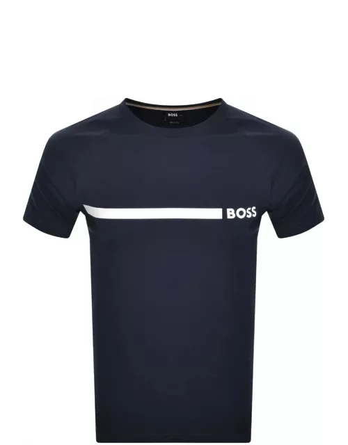 BOSS Slim Fit T Shirt Navy