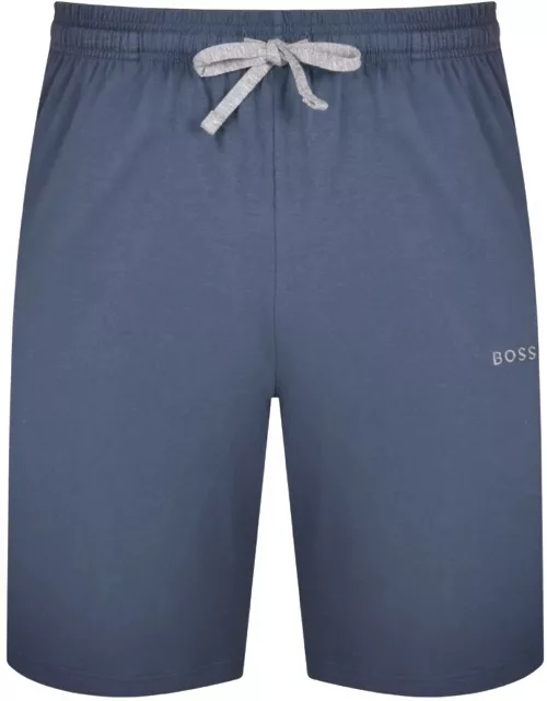 BOSS Lounge Mix And Match Jersey Shorts Blue