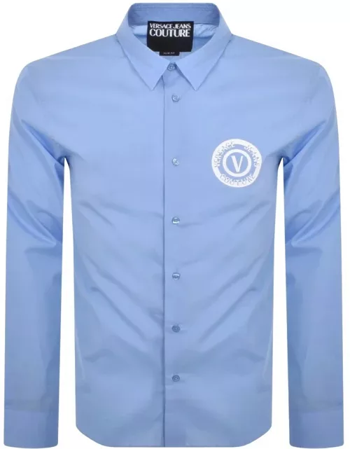 Versace Jeans Couture Long Sleeve Shirt Blue