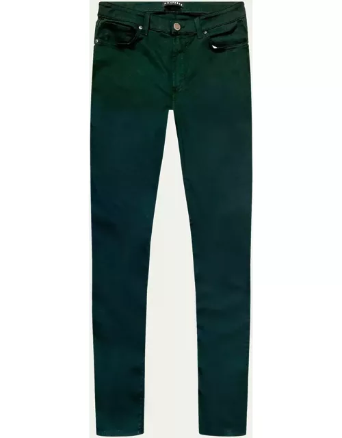 Mne's Brando Straight Denim Pants, Green