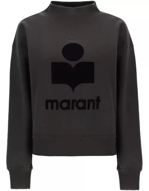 MARANT ETOILE Moby sweatshirt with flocked logo