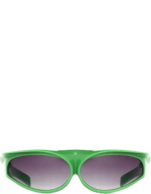 Jeremy Scott Sunviser Sunglasses in Green