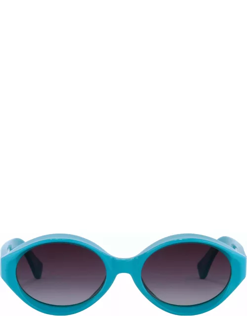 Jeremy Scott Visor Sunglasses in Blue