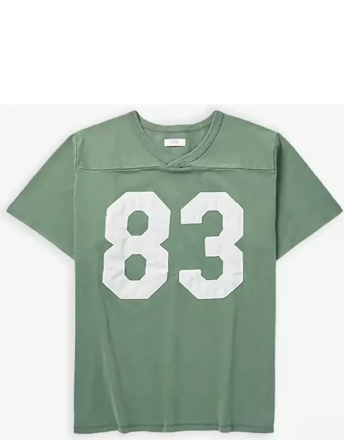ERL Unisex Football Shirt Knit Green cotton football t-shirt - Unisex football shirt knit