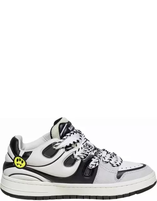 Barrow White And Black Ollie Sneaker