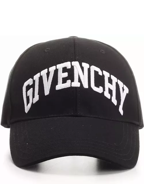 Givenchy Black Cap With Logo