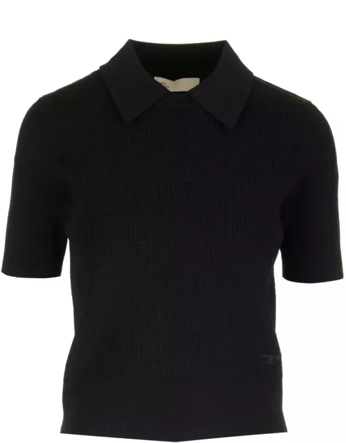 Tory Burch Knitted Polo Shirt