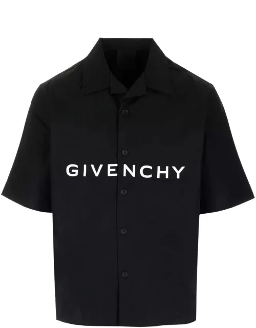 Givenchy Black Bowling Shirt
