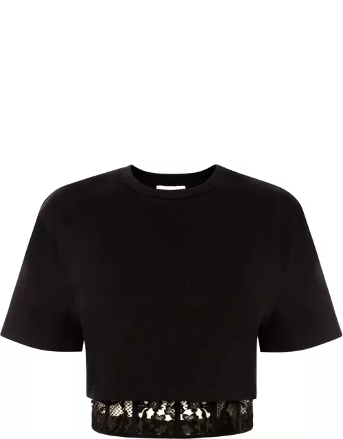 Alexander McQueen Two-layered Corset T-shirt