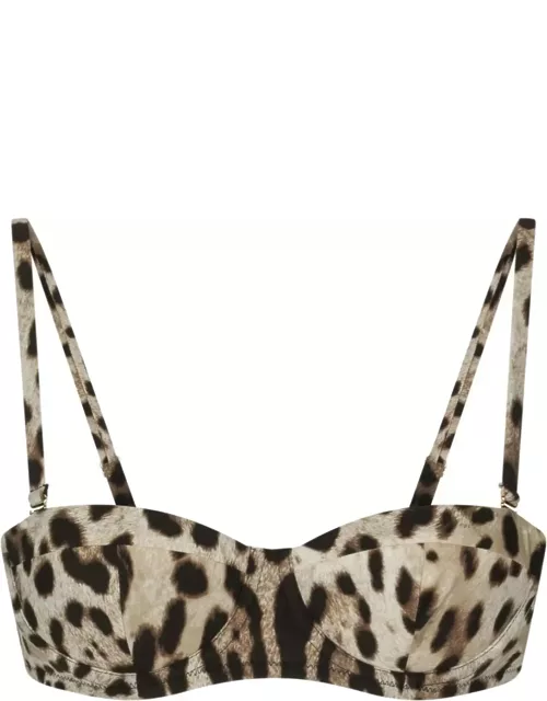 Dolce & Gabbana Leopardo Bikini Bra