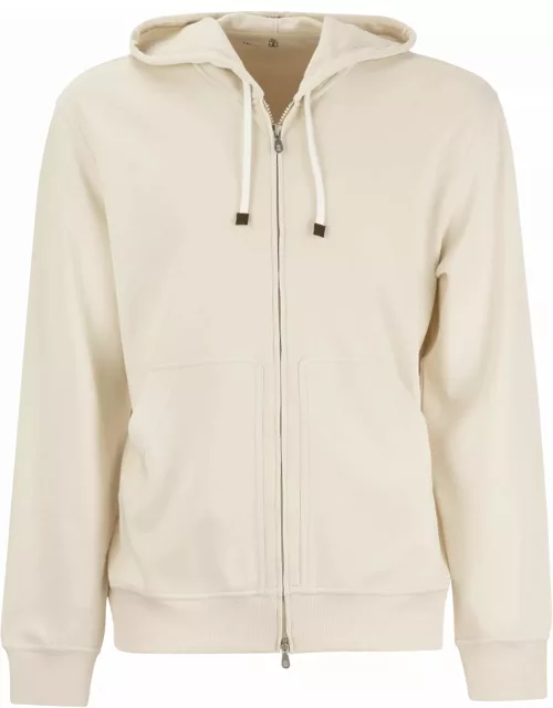 Brunello Cucinelli Zip-front Hooded Sweatshirt
