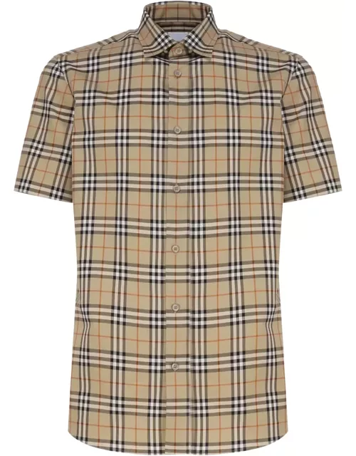 Burberry Vintage Check Shirt In Cotton