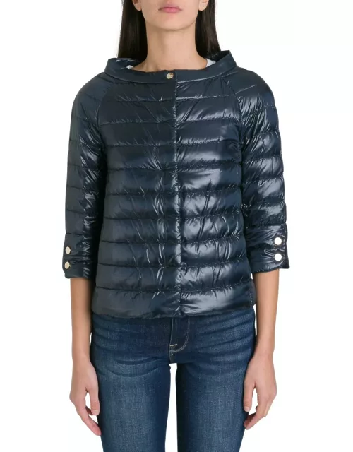 Herno Cropped Sleeve Down Jacket