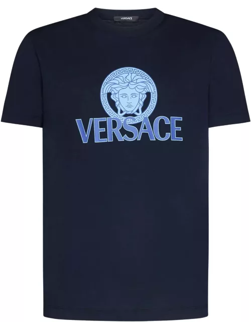 Versace Printed Cotton T-shirt
