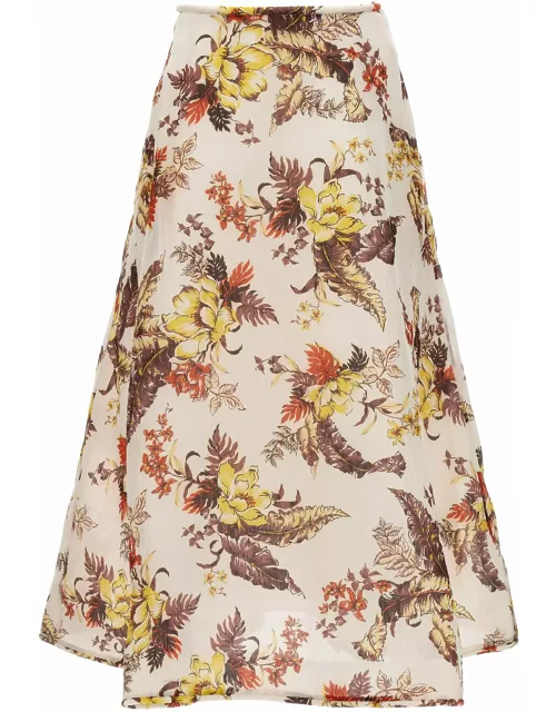 Zimmermann matchmaker Floral Flare Skirt