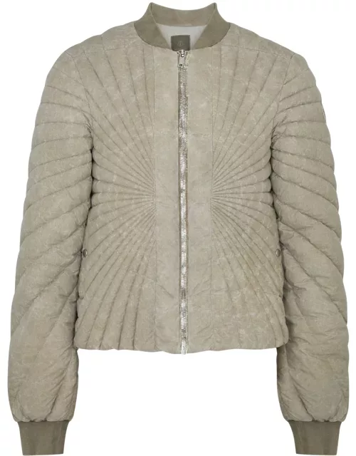 Rick Owens X Moncler Radiance Quilted Shell Jacket - Taupe - 2 (UK38/ M)