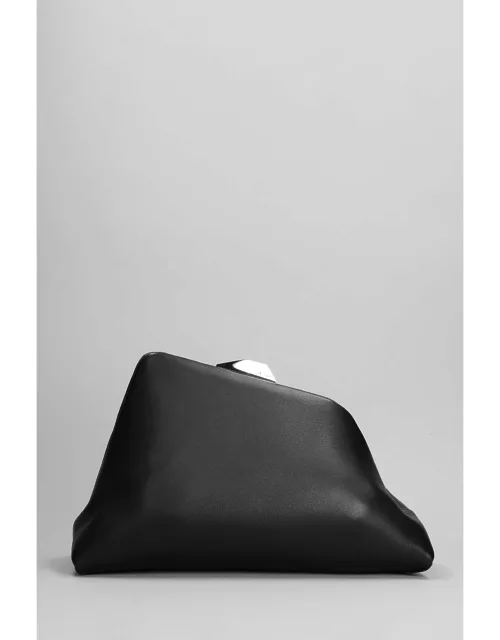 The Attico Day Off Hand Bag In Black Leather