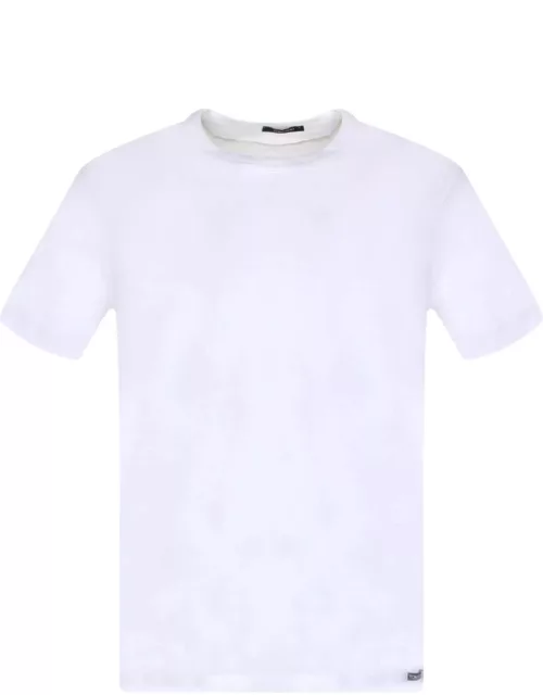 Tom Ford White Stretch Cotton T-shirt