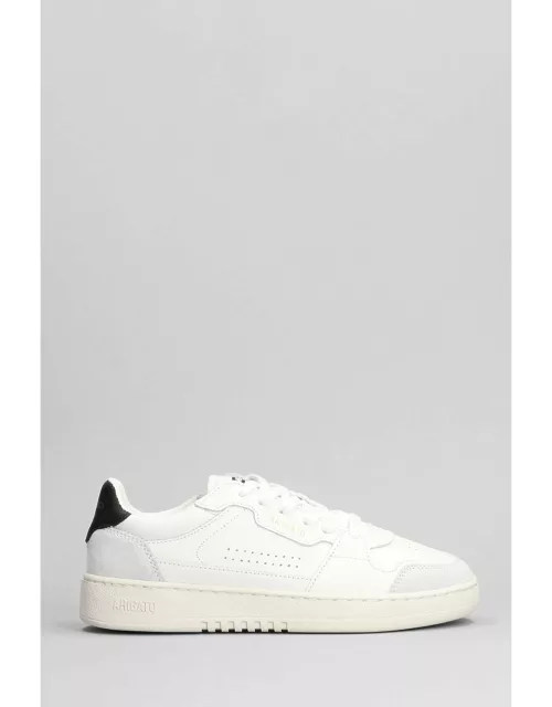 Axel Arigato Dice Lo Sneakers In White Suede And Leather