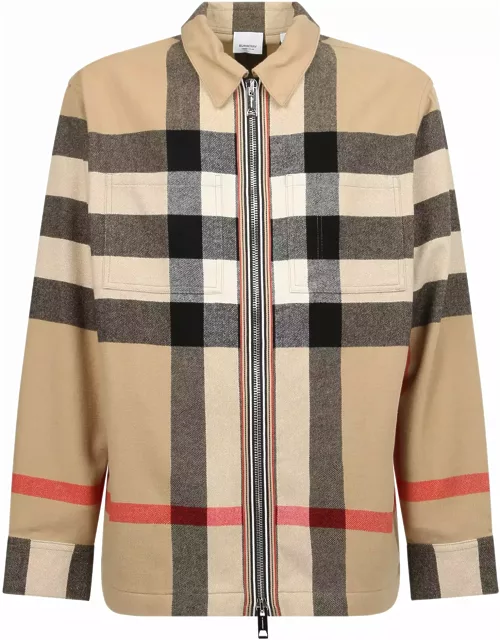 Burberry Embroidered Flannel Shirt