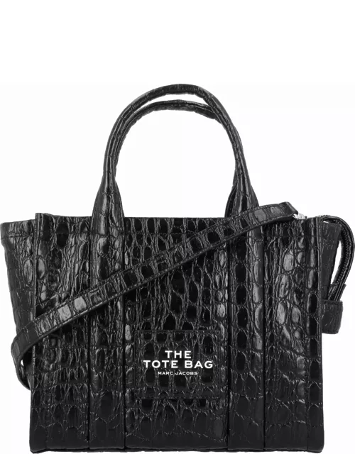 Marc Jacobs The Croc-embossed Small Tote Bag