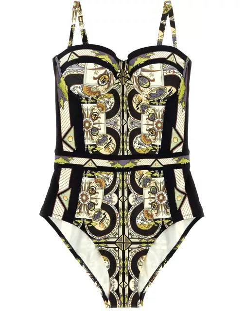 Tory Burch One-piece Swimsuit With All-over Print