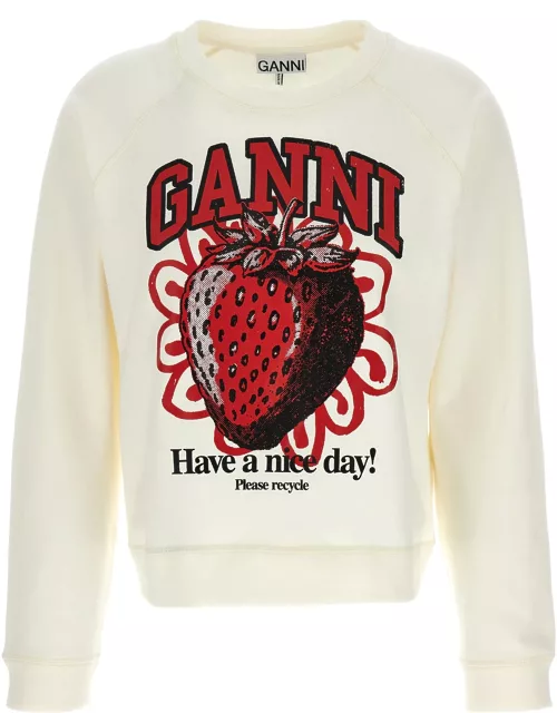 Ganni strawberry Sweatshirt