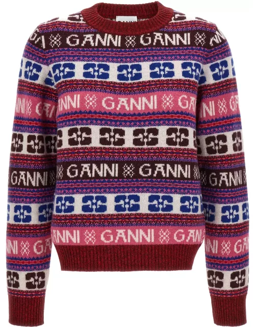 Ganni Logo Sweater
