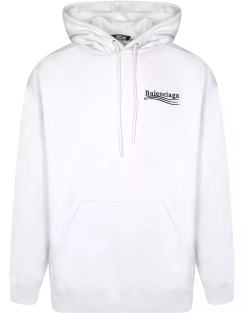 Balenciaga Sweatshirt With Hood And Logo